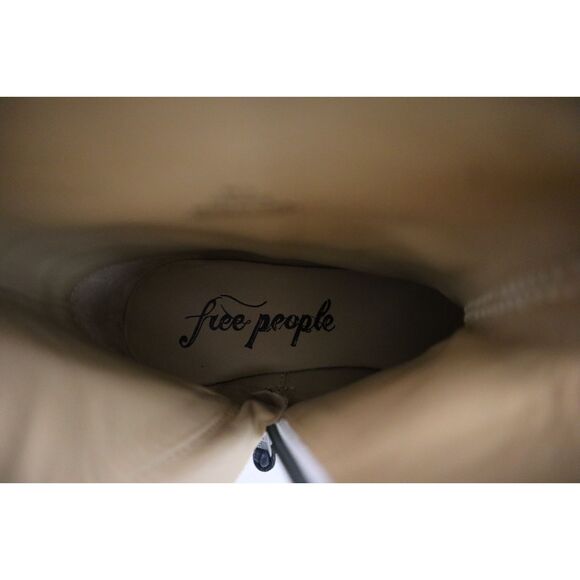 Free People OB888602 WMN 36.5 US 6.5 White Patent New Frontier Western Boots - Picture 10 of 14